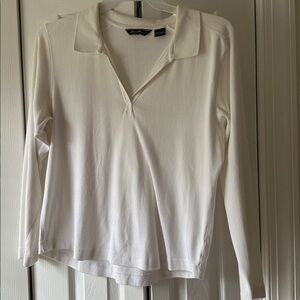 Eddie Bauer Classic White Cotton Shirt